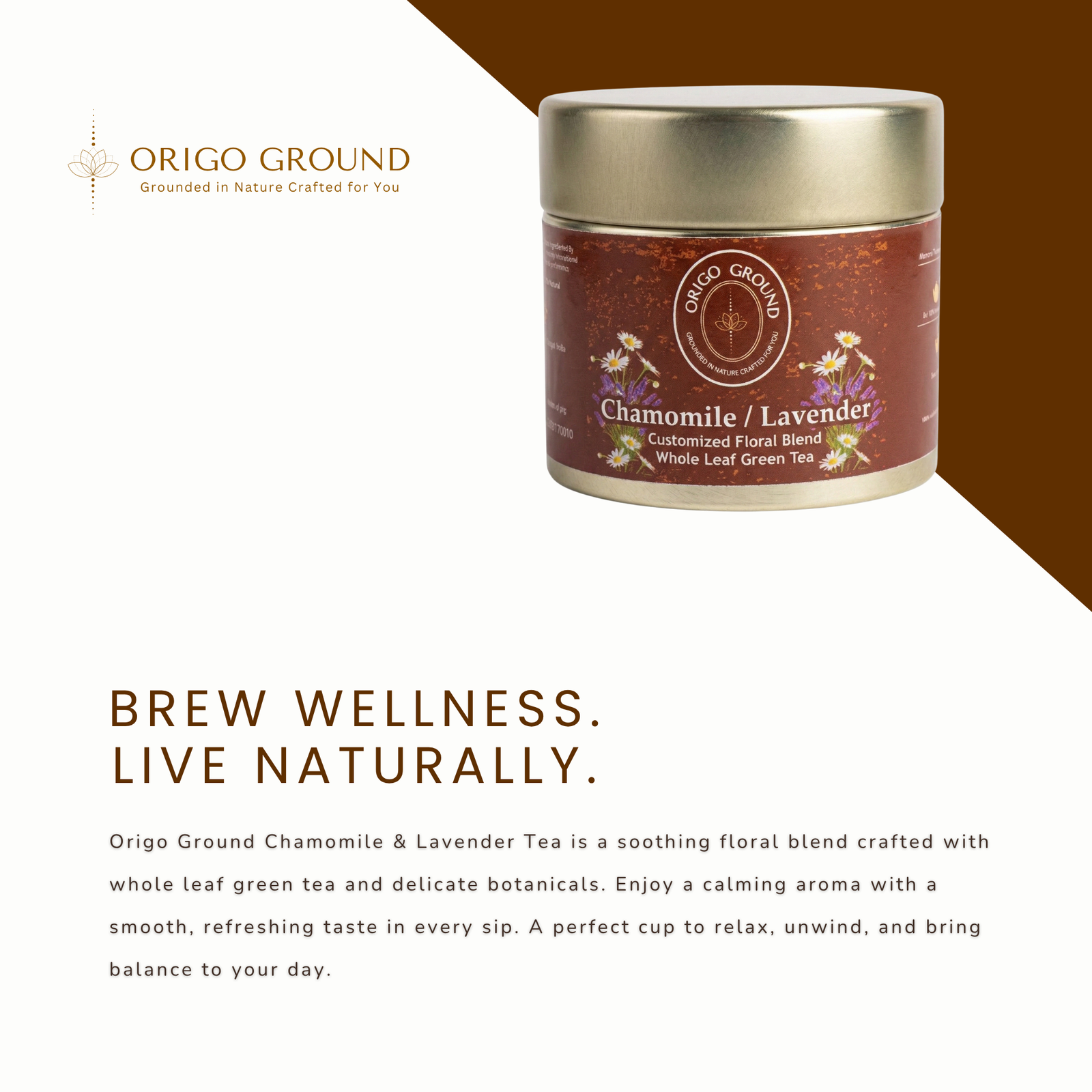 Origo Ground Chamomile/Lavender Green Tea - Image 4