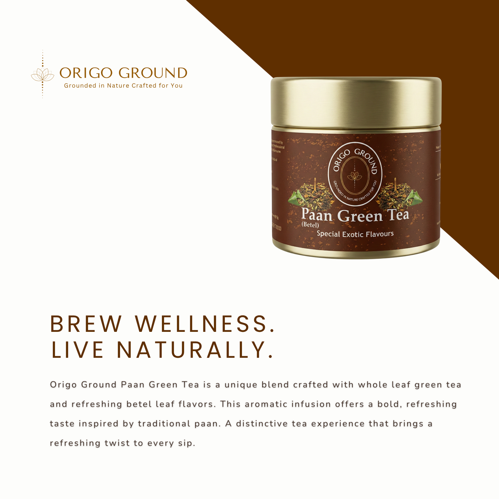 Origo Ground Paan Green Tea - Image 4