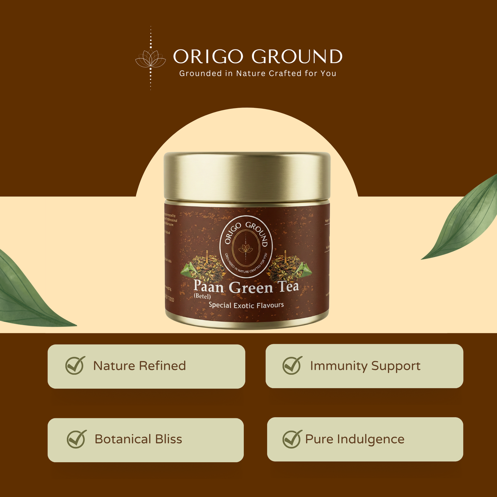 Origo Ground Paan Green Tea - Image 6
