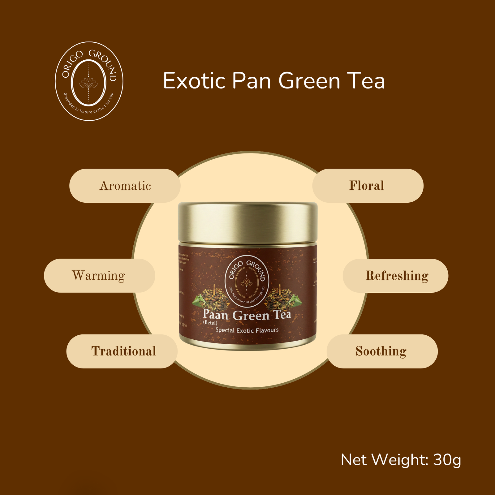 Origo Ground Paan Green Tea - Image 7