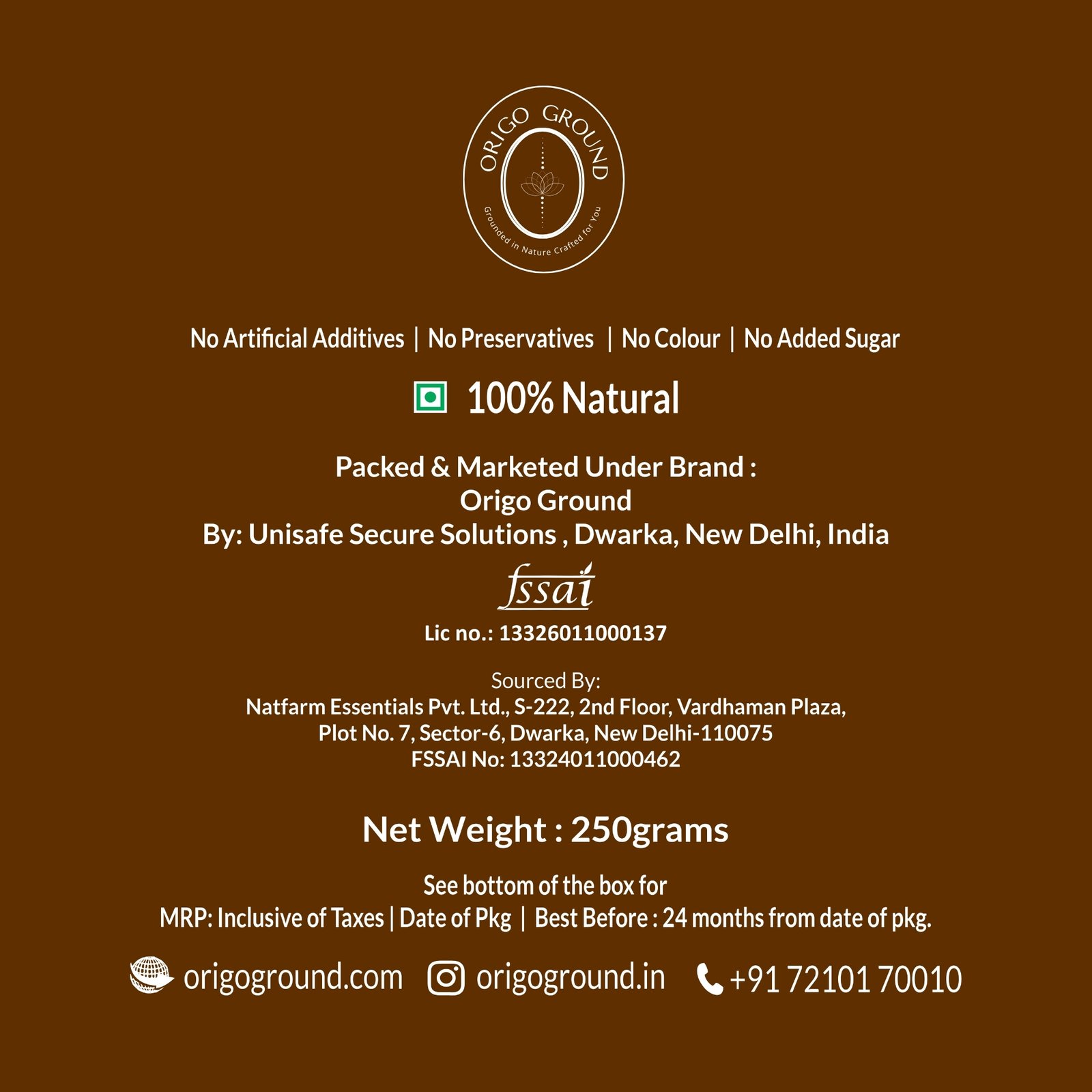 Origo Ground Pure Multi Flora Raw Honey - Image 3