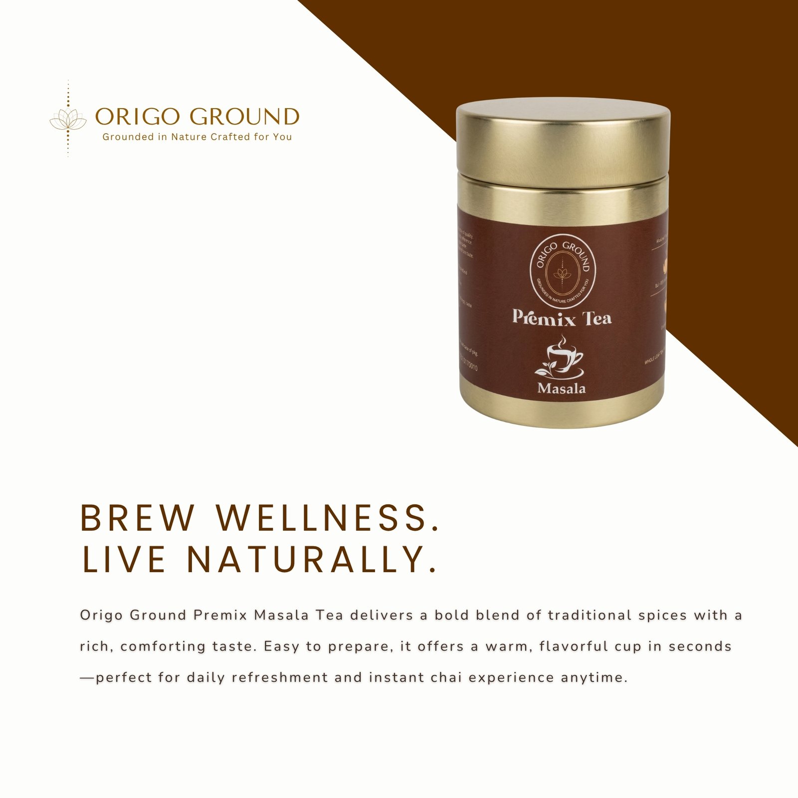 Origo Ground Masala Premix Tea Powder - Image 4