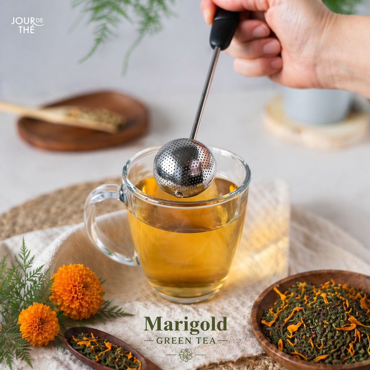 Infuser Rotating Ball Shape with Handle - Image 3