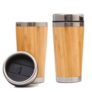 Bamboo Tumbler with Stainless Steel Inner Wall
