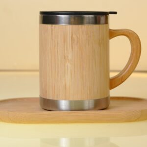 Bamboo Cup with Tray