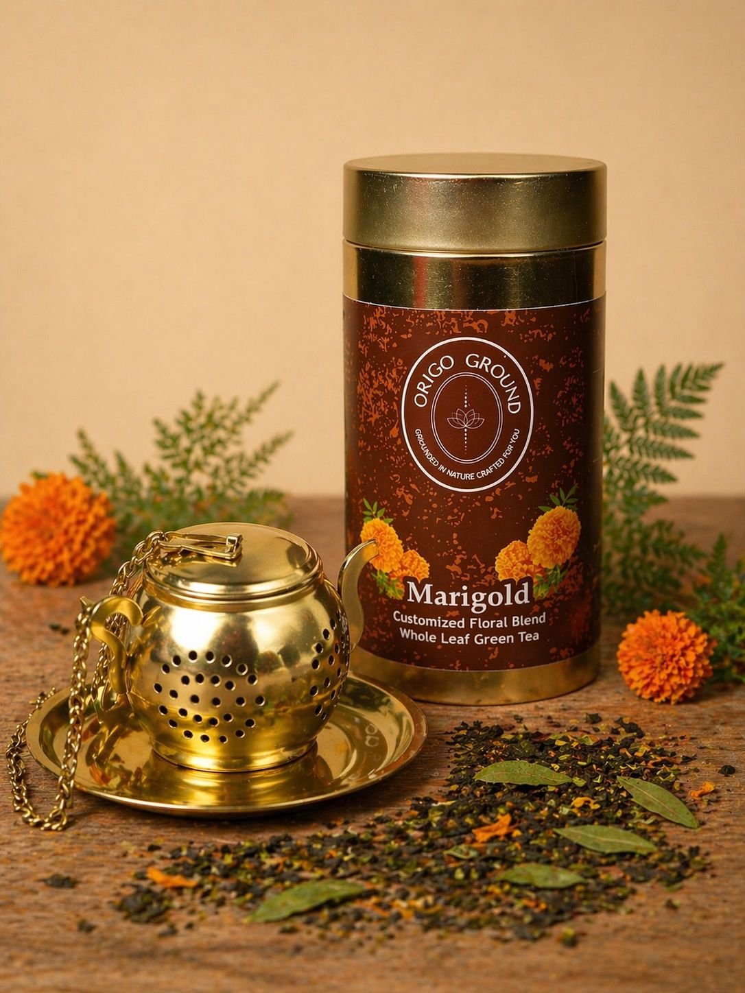 Golden Kettle Shape Infuser - Image 3